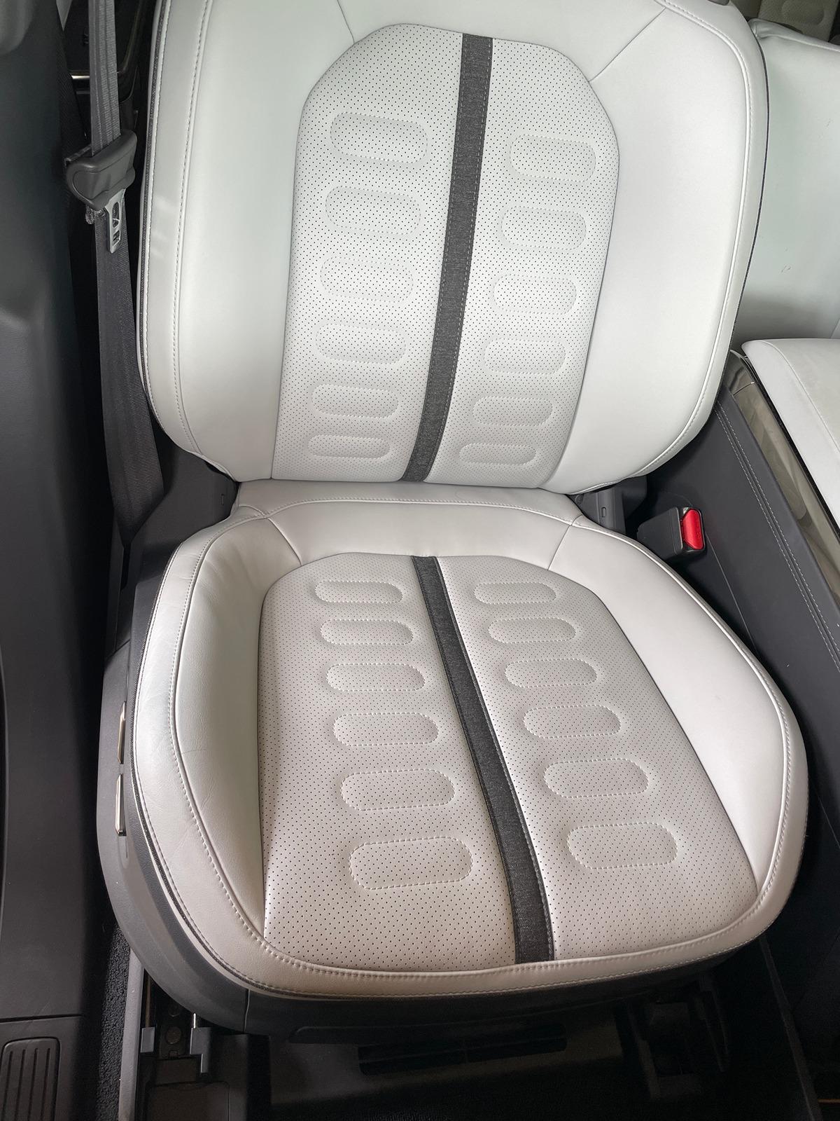 Rivian R1T R1S Ocean Coast Interior - How quickly does it stain? 20240624_133245036_iOS