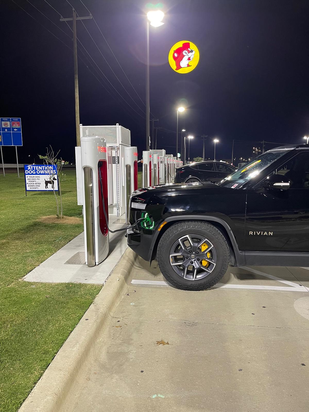 Rivian R1T R1S NACS adapter = transformational road trip experience IMG_2925