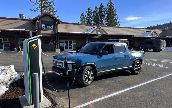 Truckee CA Rivian Charging Station Now Open