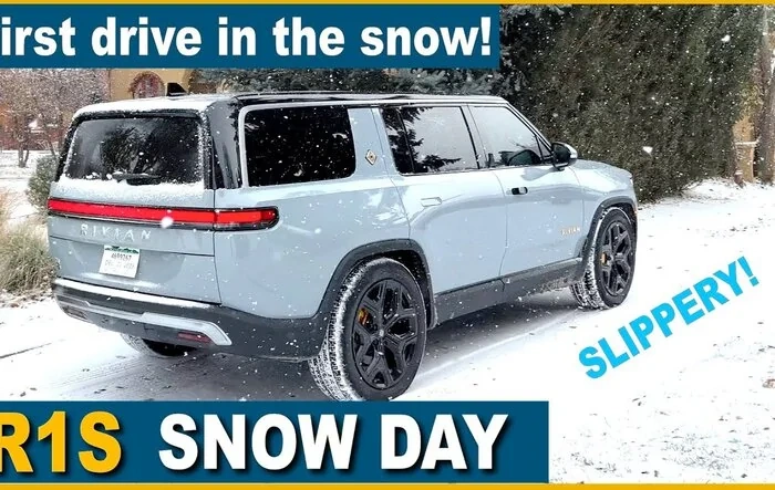 Snow Mode Needed! - My first snow drives in R1S and R1T