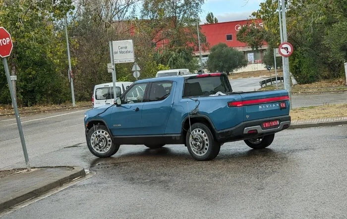 R1T Spotted Testing in Europe - Spain