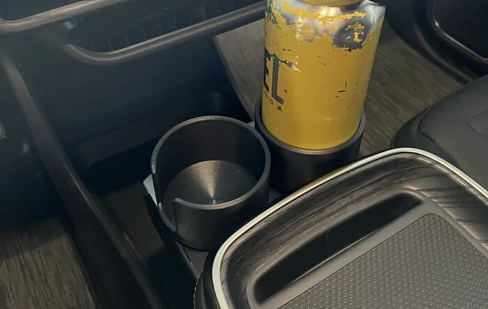 3D Printed Center Console Cup Holder Insert for 32oz. Hydroflask, Nalgene and coffee/tea mugs