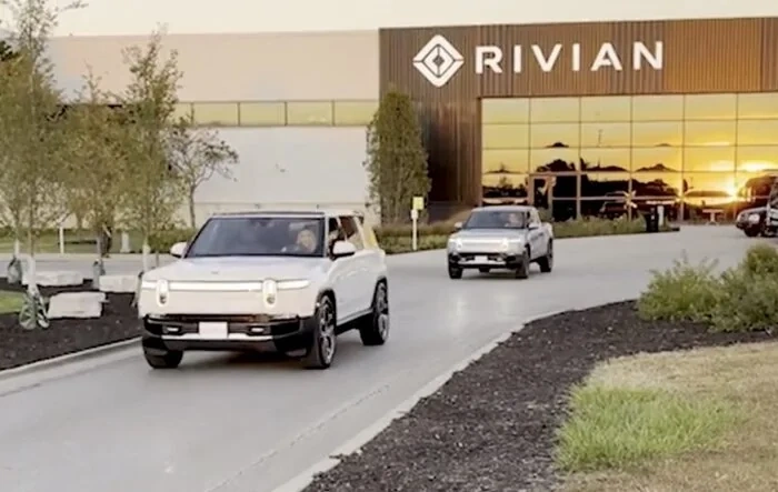 Husband & wife take delivery of R1T and R1S same day at Rivian plant