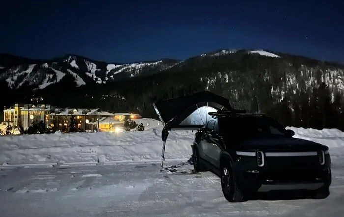 First winter overnight in the RTT on R1T