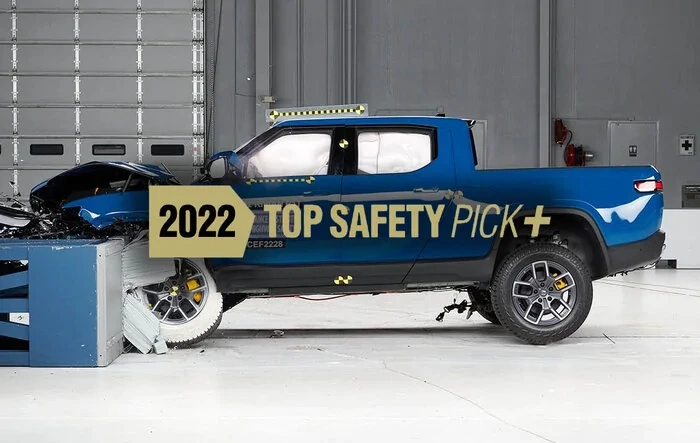 2022 Rivian R1T IIHS Crash Test Ratings Released: Top Safety Pick+ ?