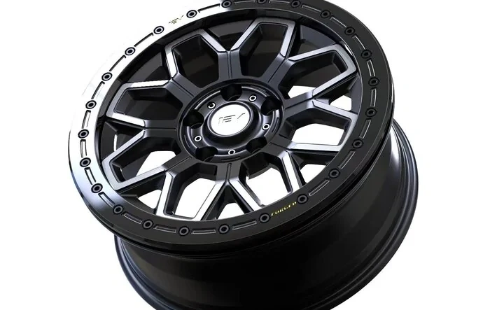 Introducing the first REAL Beadlock Wheel for Rivian!  R800 RMaxx Forged Wheels by Team 1EV