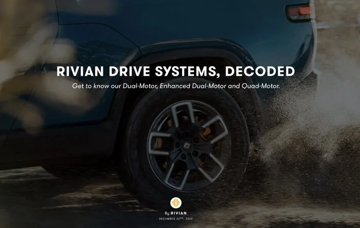 [Official Feature] Rivian Drive Systems Decoded: Dual-Motor, Enhanced Dual-Motor and Quad-Motor