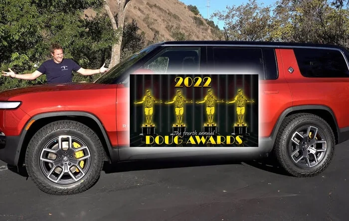 R1S Wins Doug DeMuro’s 2022 Car of the Year Award -- Two in a Row For Rivian!