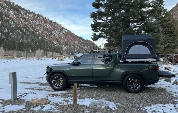 1000 mile skiing, ice climbing and camping trip in R1T - interesting notes
