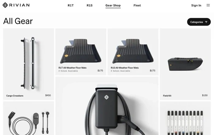 Gear Shop Pricing Just Updated to Match Pre-order