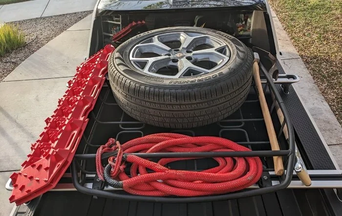 Forget overland racks, a basket is all you need!