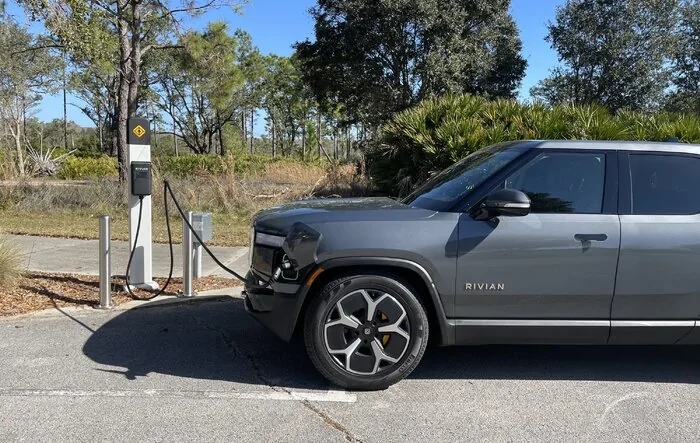 Found a Rivian Waypoint Charger at Disney Wilderness Preserve in central FL