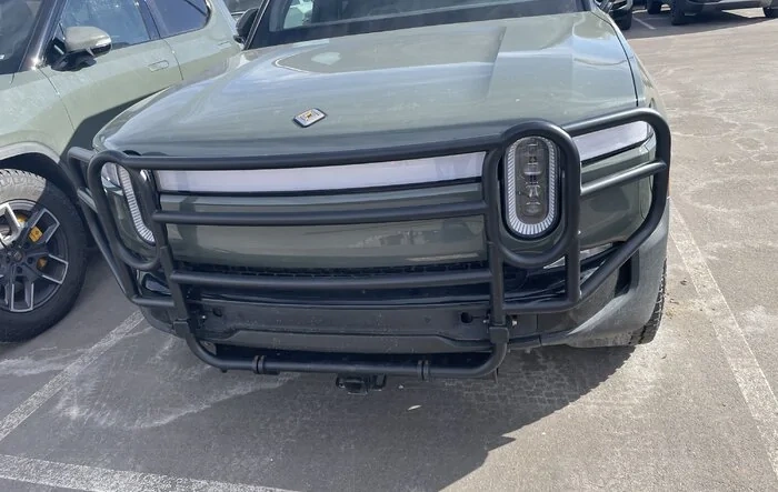 Brush Bars Grille on R1T spotted at Denver SC