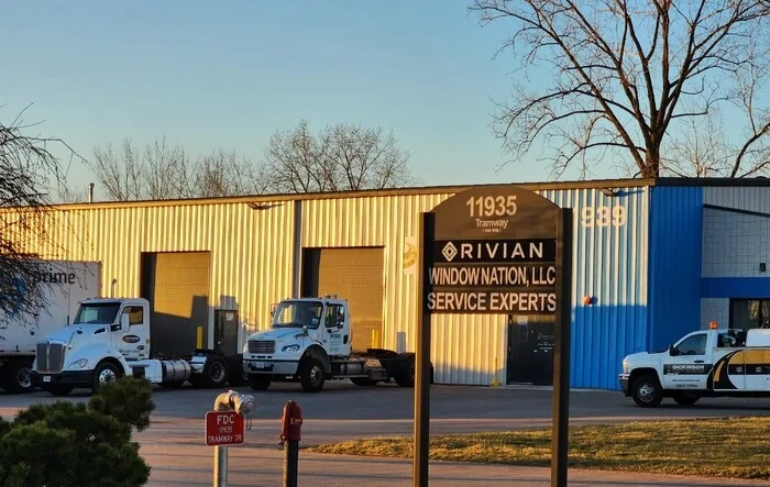 Photos of the soon to be Rivian Cincinnati Service Center location