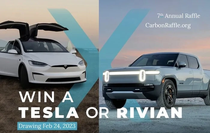 Just one week left in our Rivian or Tesla raffle!