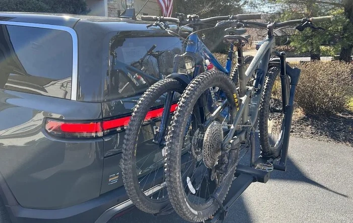 Kuat NV 2.0 Base Hitch Bike Rack Feels Tailor Made for the R1S