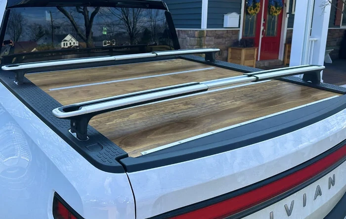 My custom Wooden Tonneau Cover