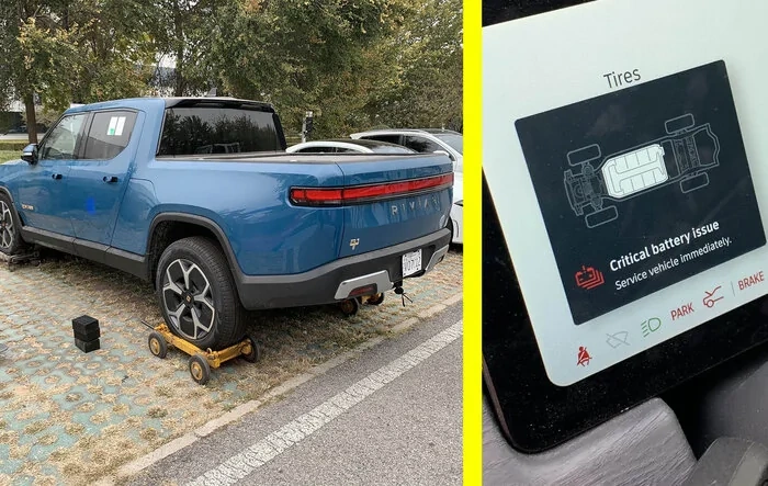 Rivian R1T imported to China, Critical Battery Issue appeared！