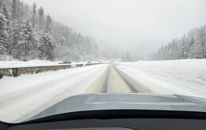 500 mile winter road trip