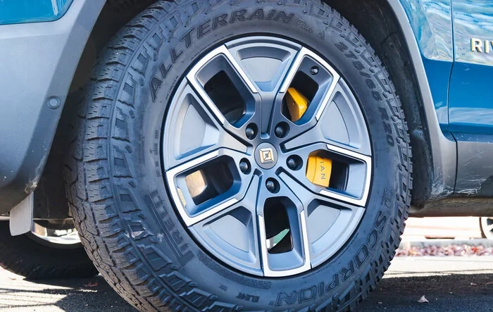 The first (and only) Aero Spoke Inserts for Rivian R1T / R1S 20" All-Terrain Wheels!