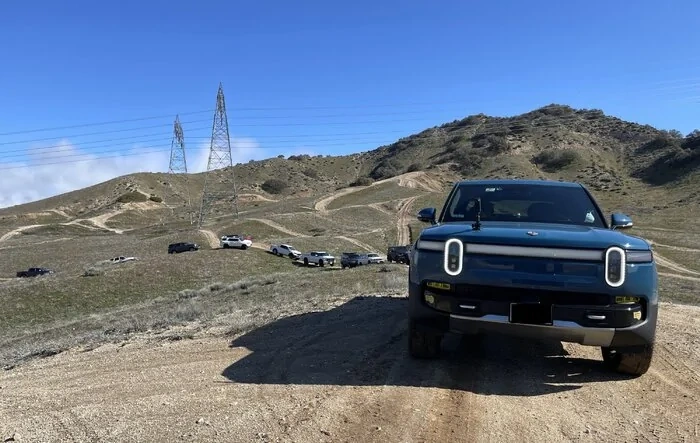 Took My R1T Off-roading at Hungry Valley OHV