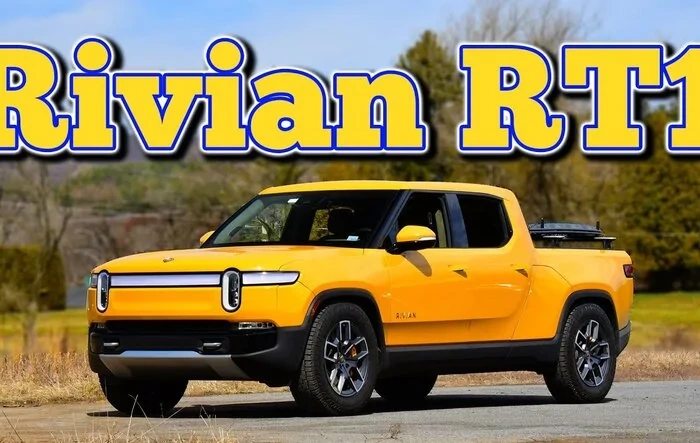 ? Regular Car Reviews R1T review (yellow with forest edge interior) [Warning: satire review channel]