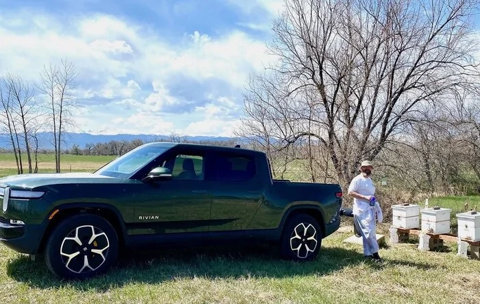 Beekeeping Rivian R1T