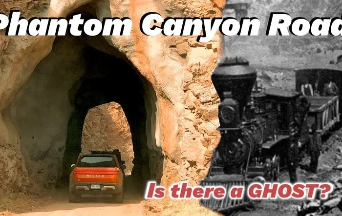 Phantom Canyon Road in Southern CO w/ a Rivian, Gladiator and Bronco