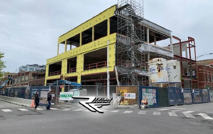 Chicago Rivian Sales Location Under Construction