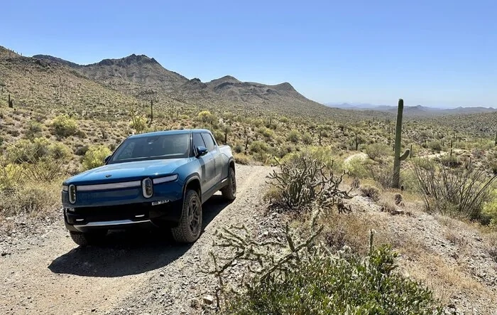 R1T Off Road Trail Report & Videos: Morgan City Wash (Metro Phoenix Area) 5/12/2023