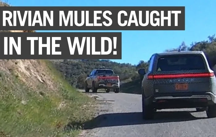 Video: Rivian Mules Spotted in Canyons - Showing Nice Acceleration and Body Roll