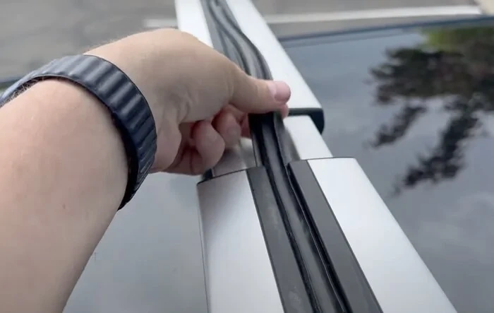 Rivian Crossbar Whistling solved w/ cheap fix product
