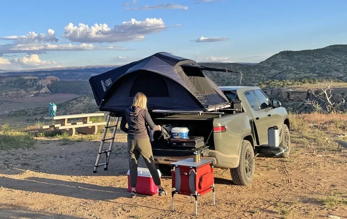 First Camping Trip in the R1T and our iKamper RTT (and first time using RAN)