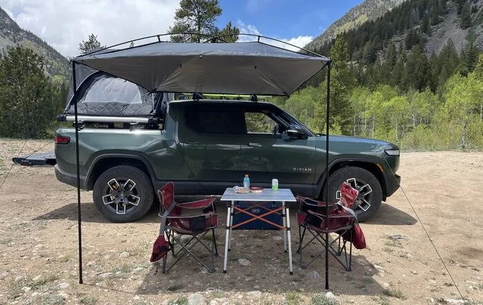Moonshade awning installed