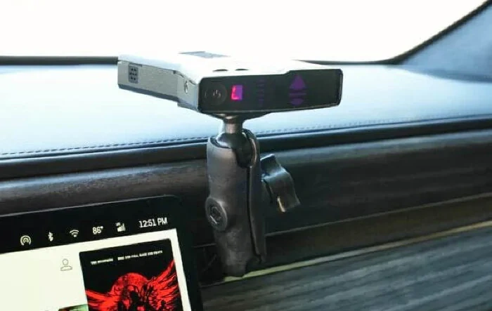 Radar Detector / Accessories Dash Mount Setup for Rivian R1T / R1S - Quick, Easy, and Removable