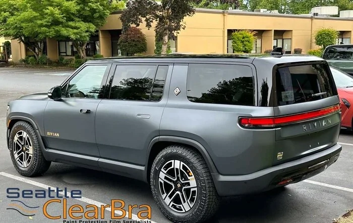 Xpel STEALTH Rivian R1S El Cap Grey @ Seattle ClearBra Redmond Washington