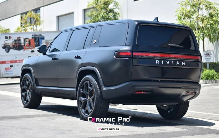 R1S(tealth) - KAVACA PPF Matte Wrap on Black R1S