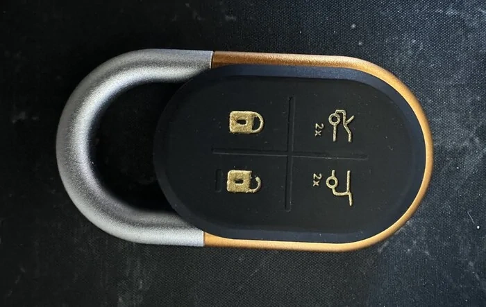 Painted the key fob