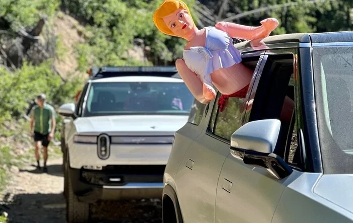 Bimberly Cava and iPyle Donner join the Rocky Mountain Rivian Club for an off-road adventure.