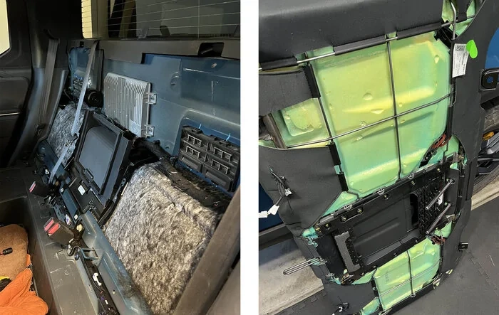 Removing back seat from R1T - Step by Step