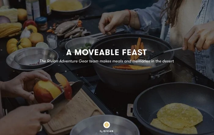 Rivian Story: Camp Kitchen