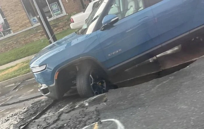 Bad Storms = Not So Happy Ending For One Poor R1T