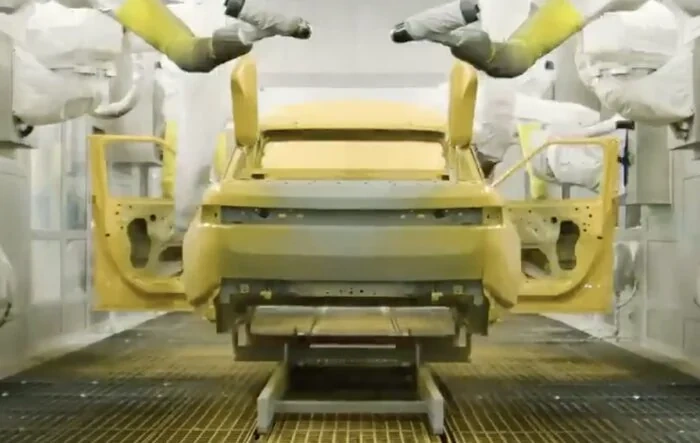 Video: Rivian in paint shop - posted by RJ Scaringe ?