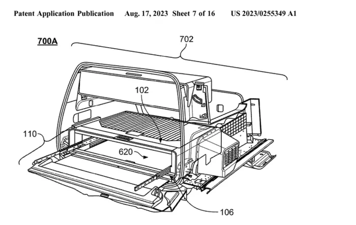 Rivian Patents R1S Camp Kitchen Design