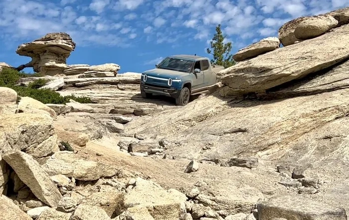 Rivian off roading photos -- post yours!
