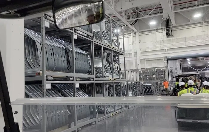 My footage from touring the Normal Rivian plant (raw footage)