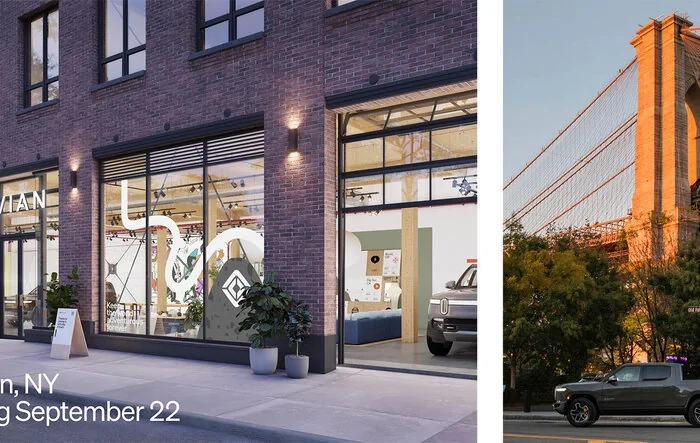 Rivian Space opens in Williamsburg Brooklyn Now Open (as of 9/22/23)!