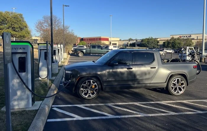 RAN Rivian charging station now live in San Antonio @ La Cantera
