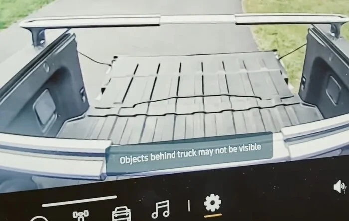 How to Activate Your Rivian R1T Bed Camera With Tailgate Down While in Reverse