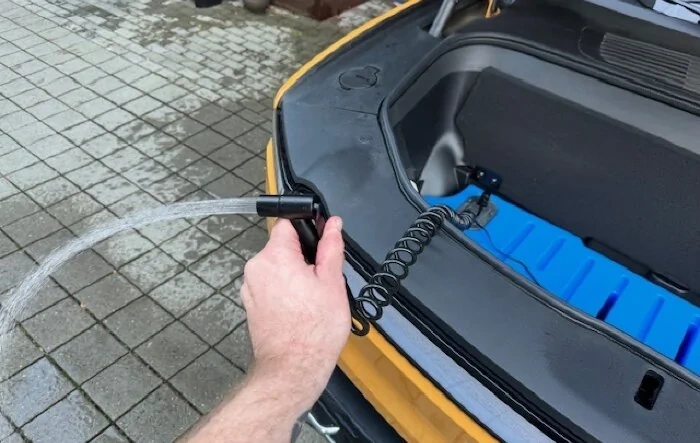 Frunk Water Tank (Rivian-Aftermarket / Boxgods) and Custom 12v installed